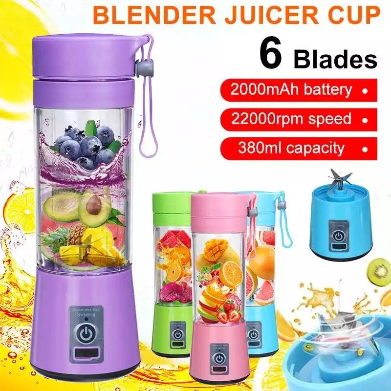 6-Blade Portable Blender Juicer