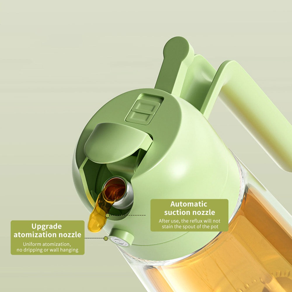2-in-1 Oil Sprayer Bottle – 400ml Kitchen Oil Dispenser