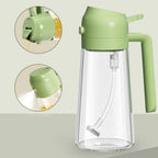 2-in-1 Oil Sprayer Bottle – 400ml Kitchen Oil Dispenser